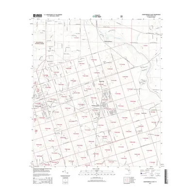2015 Map of Crawfordville East, 2015 Print