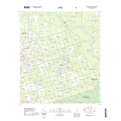 2021 Map of Crawfordville East, 2021 Print