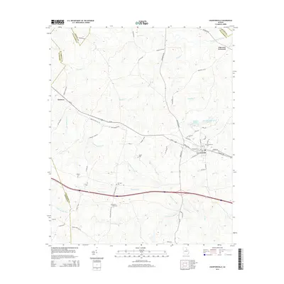 2014 Map of Crawfordville, 2014 Print