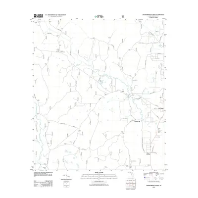 2012 Map of Crawfordville West, 2012 Print