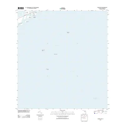 2012 Map of Crawl Key, 2012 Print