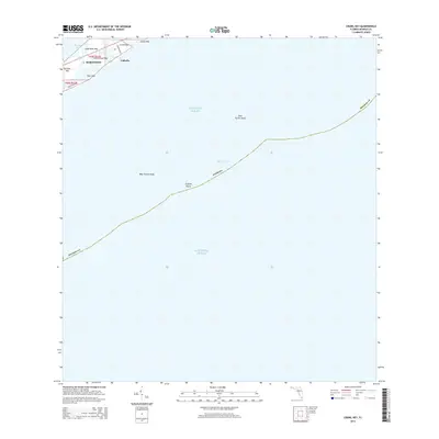 2015 Map of Crawl Key, 2015 Print