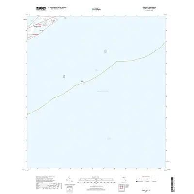 2018 Map of Crawl Key, 2018 Print
