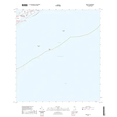 2021 Map of Crawl Key, 2021 Print