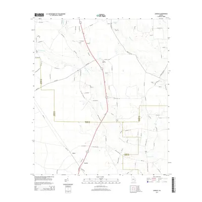 2014 Map of Crawley, 2014 Print