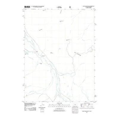 2011 Map of Crazy Mountain, 2011 Print