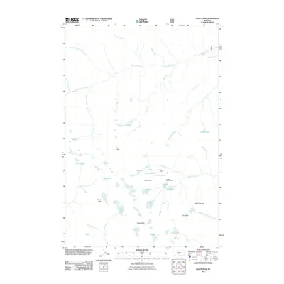 2011 Map of Crazy Peak, 2011 Print