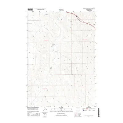 2015 Map of Crazy Woman Ranch, 2015 Print