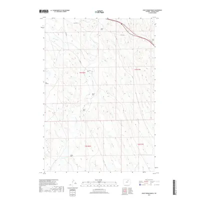 2017 Map of Crazy Woman Ranch, 2017 Print