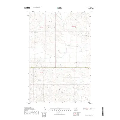 2020 Map of Crazyman Coulee, 2020 Print