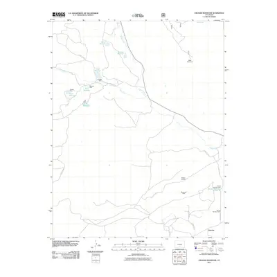 2011 Map of Creager Reservoir, 2011 Print