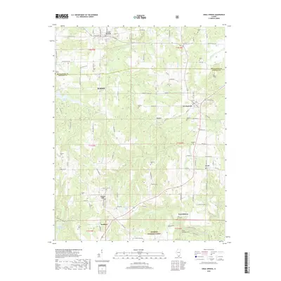 2018 Map of Creal Springs, 2018 Print
