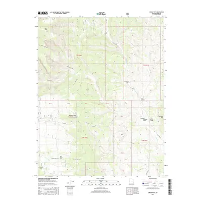 2017 Map of Cream Pots, 2017 Print