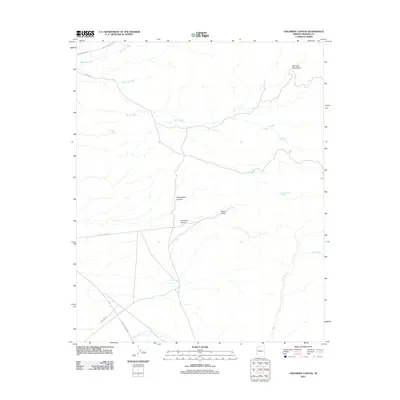 2011 Map of Creamery Canyon, 2011 Print