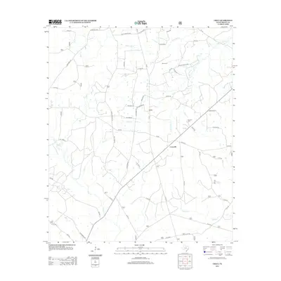 2013 Map of Crecy, 2013 Print