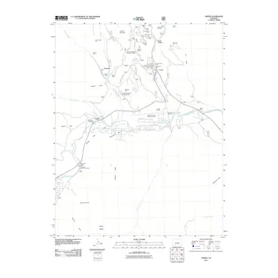 2011 Map of Creede, 2011 Print