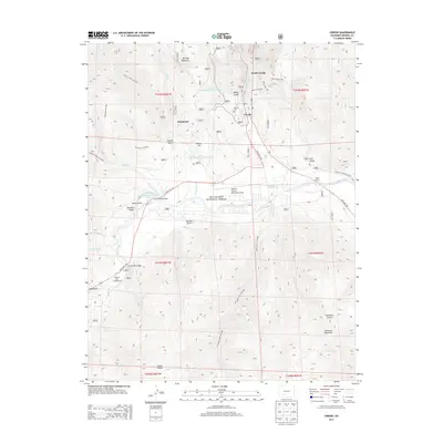 2013 Map of Creede, 2013 Print