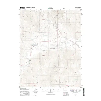 2016 Map of Creede, 2016 Print