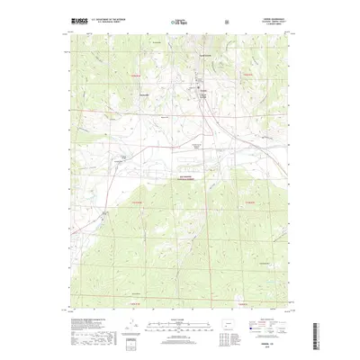 2019 Map of Creede, 2019 Print