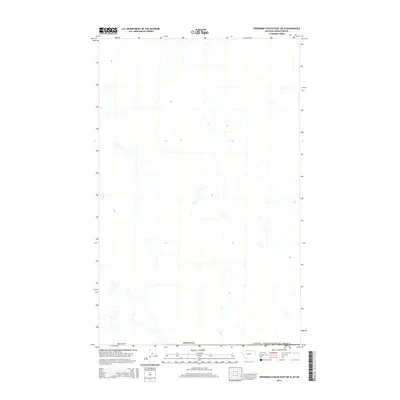 2014 Map of Creedman Coulee East OE N, 2014 Print
