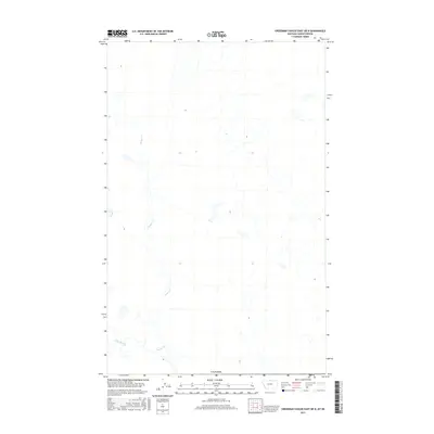 2017 Map of Creedman Coulee East OE N, 2017 Print