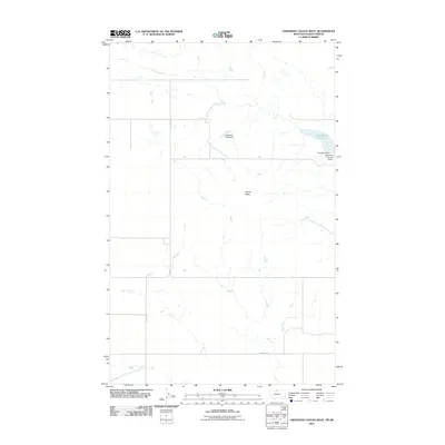 2011 Map of Creedman Coulee West, 2011 Print