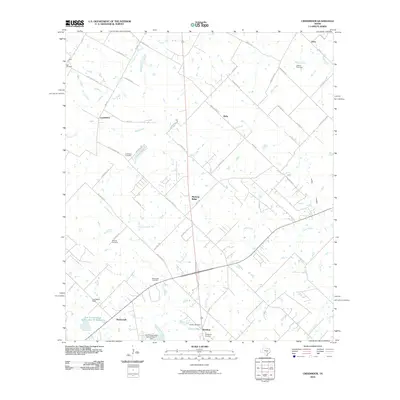 2010 Map of Creedmoor, 2010 Print