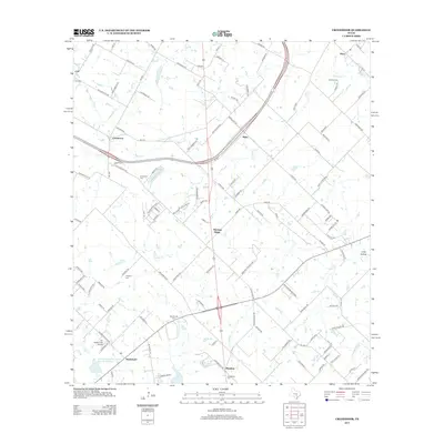 2013 Map of Creedmoor, 2013 Print