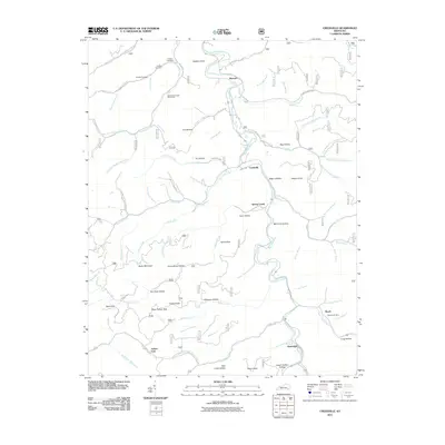2011 Map of Creekville, 2011 Print