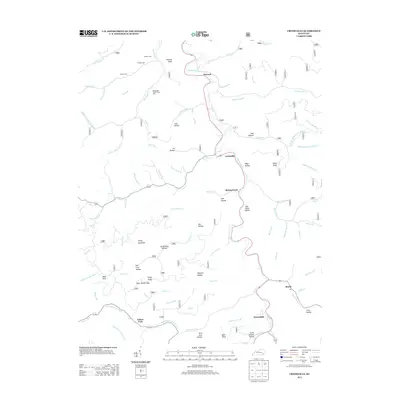 2013 Map of Creekville, 2013 Print