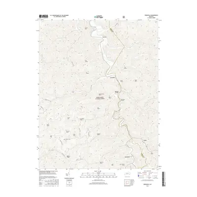 2016 Map of Creekville, 2016 Print