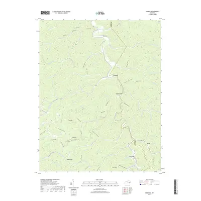 2019 Map of Creekville, 2019 Print