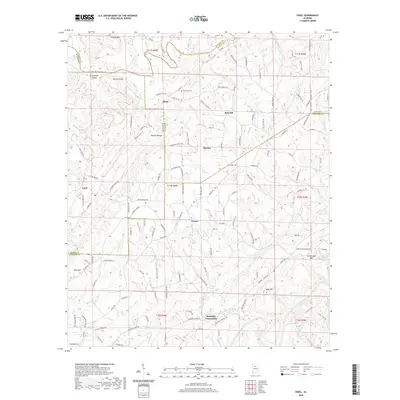 2020 Map of Creel, 2020 Print