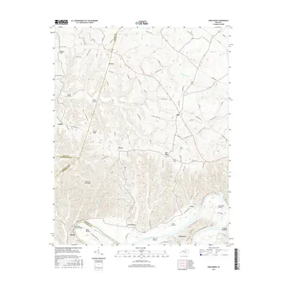 2016 Map of Creelsboro, 2016 Print