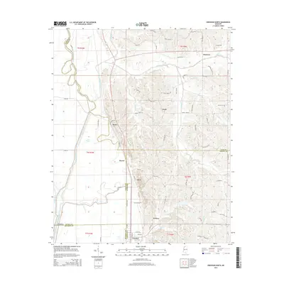 2015 Map of Crenshaw North, 2015 Print