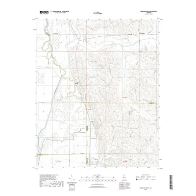 2018 Map of Crenshaw North, 2018 Print