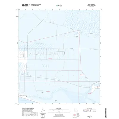 2018 Map of Creole, 2018 Print