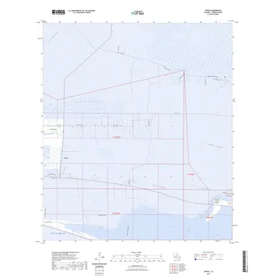 2024 Map of Creole, 2024 Print