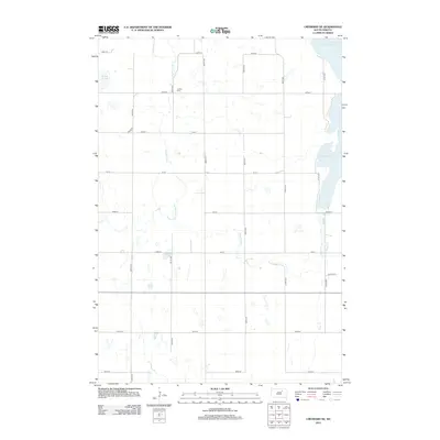 2012 Map of Cresbard NE, 2012 Print
