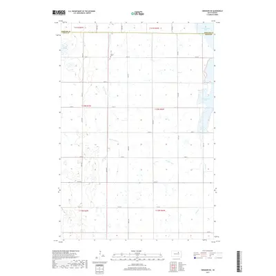 2017 Map of Cresbard NE, 2017 Print