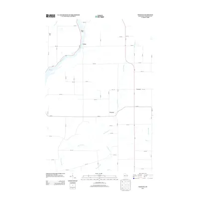 2013 Map of Crescent, 2013 Print