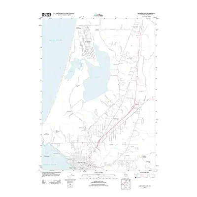 2012 Map of Crescent City, 2012 Print