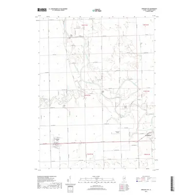 2018 Map of Crescent City, 2018 Print
