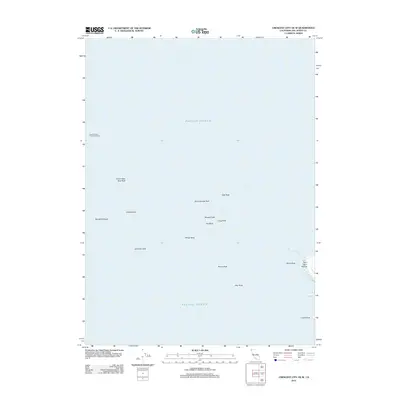 2012 Map of Crescent City OE W, 2012 Print