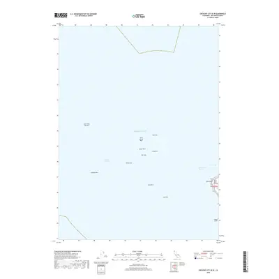 2018 Map of Crescent City OE W, 2018 Print