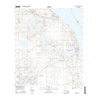 2015 Map of Crescent City, 2015 Print