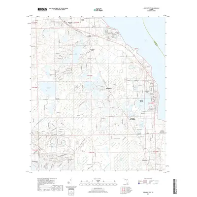 2018 Map of Crescent City, 2018 Print