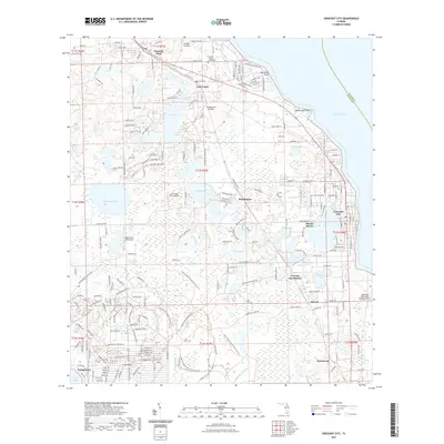 2021 Map of Crescent City, 2021 Print