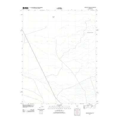 2012 Map of Crescent Dunes, 2012 Print