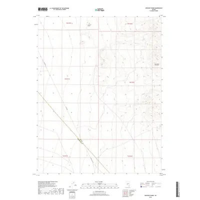 2018 Map of Crescent Dunes, 2018 Print